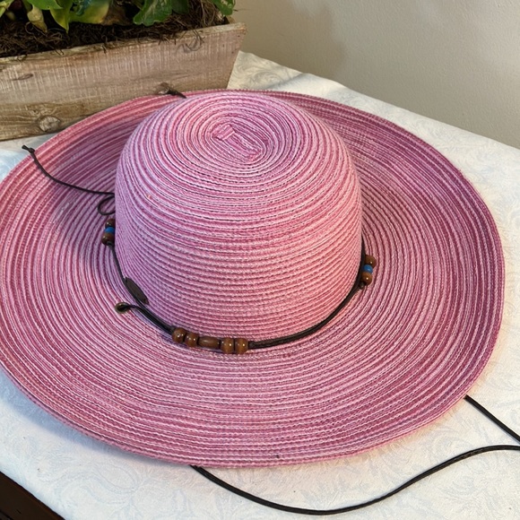 Pink Panama Jack Adjustable Sun Hat - Picture 2 of 8